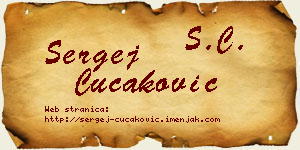 Sergej Čučaković vizit kartica